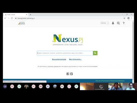 Miniatura del video Capacitación NEXUS Poder Judicial