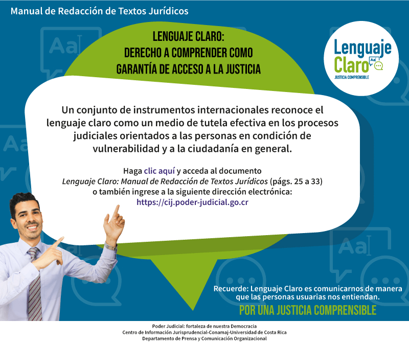 Imagen decorativa relacionada a Lenguaje Claro: Derecho a comprender como garantía de acceso a la justicia